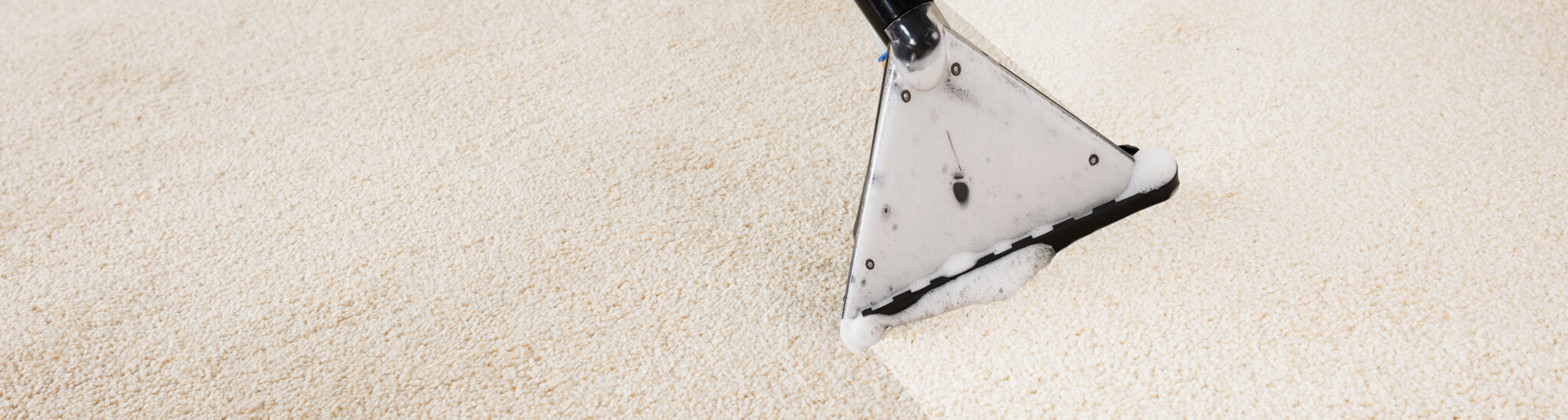 Close-up Of A Person Cleaning Carpet With Vacuum Cleaner
